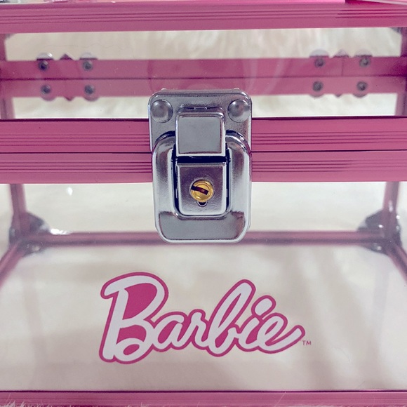 Barbie Pink Make Up Train Case NWT Excellent Condition HTF - Picture 6 of 12